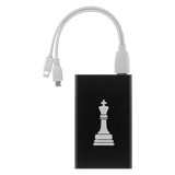 Chess King laser etched Lithium-Ion power bank