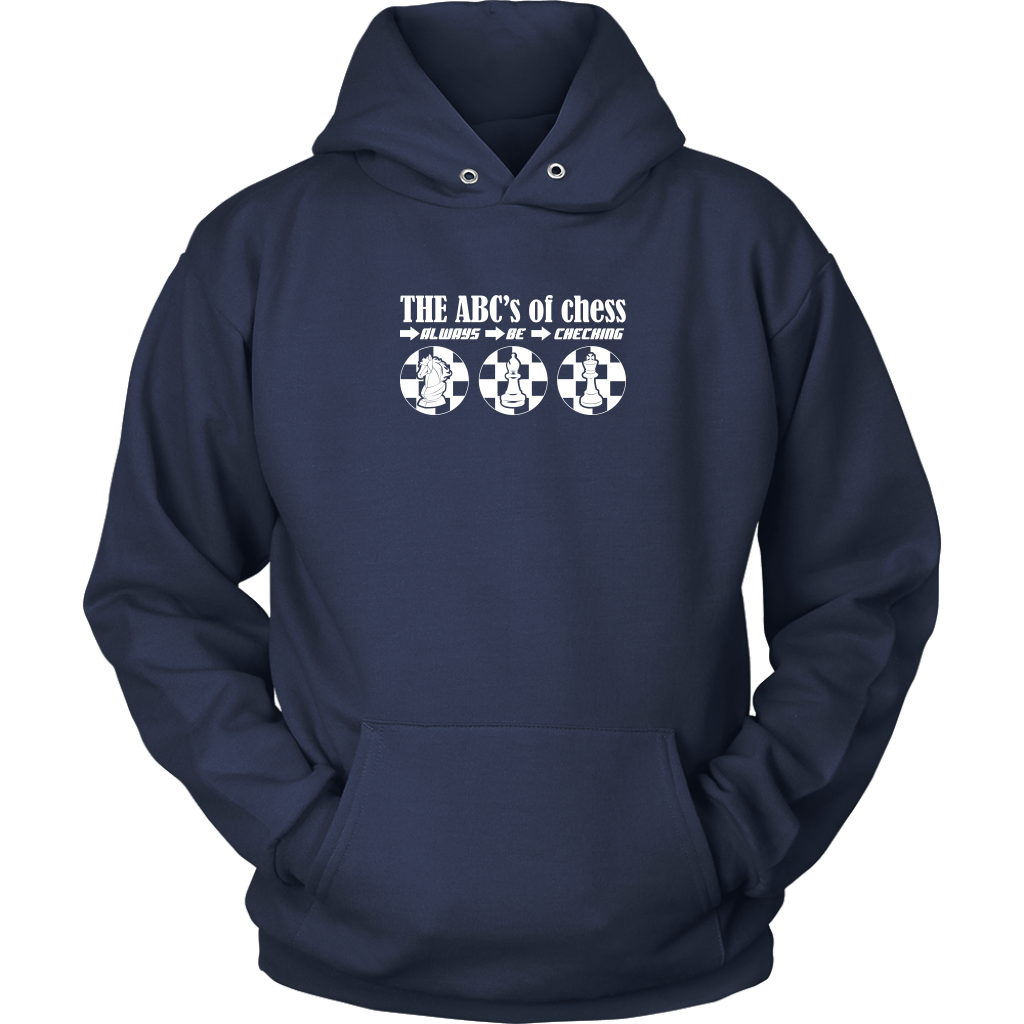 The ABC's of Chess - Always Be Checking - Adult Unisex Hoodie