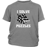 I solve puzzles - Youth chess T-Shirt