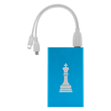 Chess King laser etched Lithium-Ion power bank
