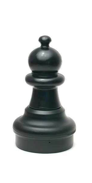 MegaChess 17 Inch Dark Plastic Rook Giant Chess Piece