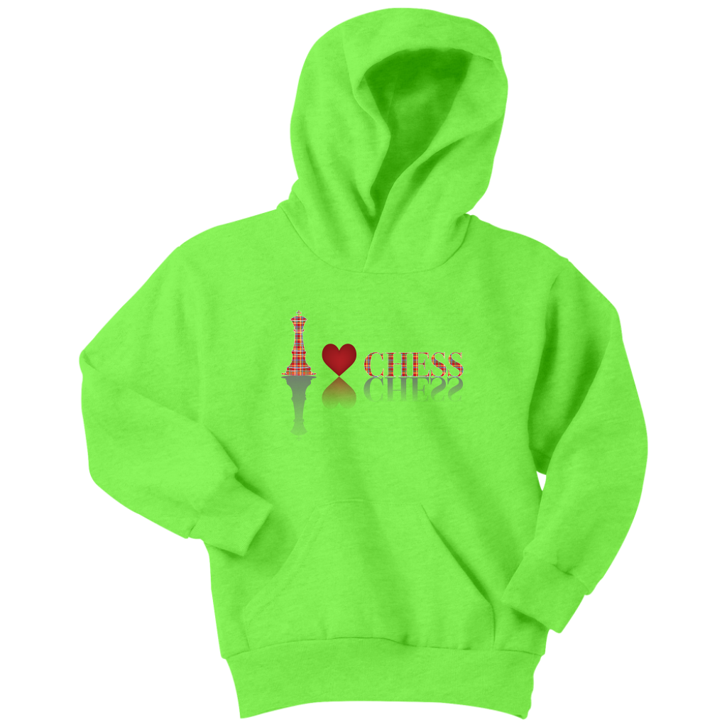 I heart chess - Youth hoodie