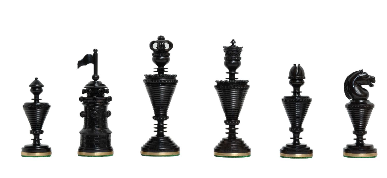 Hand Carved Luxury Wood Chess Pieces - The Anglo-Dutch Reproduction