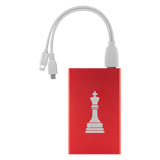 Chess King laser etched Lithium-Ion power bank
