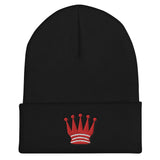 Queen Crown Cuffed Beanie