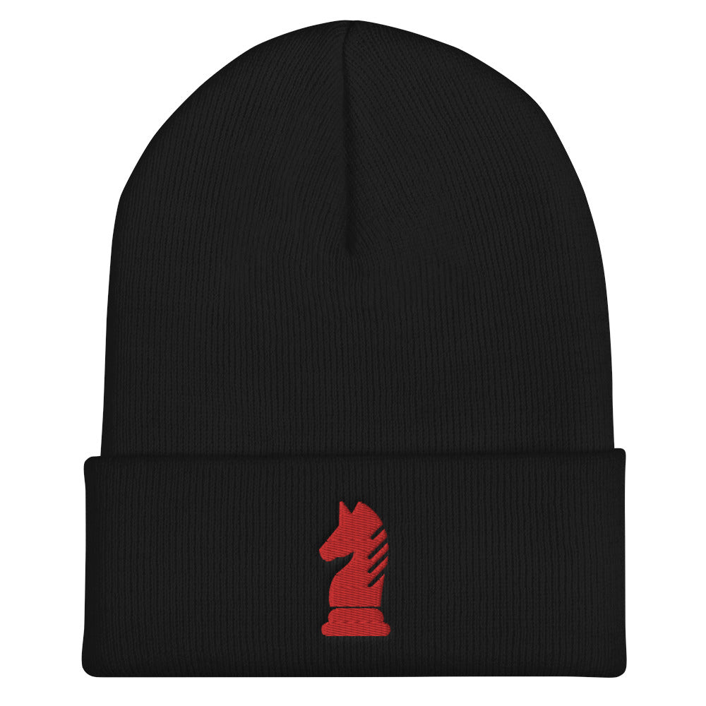 Knight embroidered Cuffed Beanie