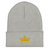 King embroidered Cuffed Beanie