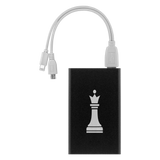 Chess Queen laser etched Lithium-Ion power bank