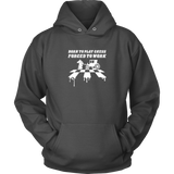 Born to play chess, forced to work - Adult Unisex Hoodie