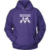 Born to play chess, forced to work - Adult Unisex Hoodie