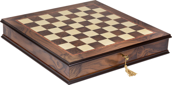 14 Italian Hand Inlaid Multi Color Briarwood Chess Board with 1 1/4  Squares