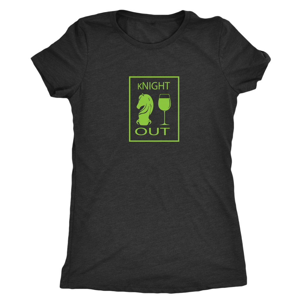 kNIGHT OUT - Triblend Chess T-Shirt