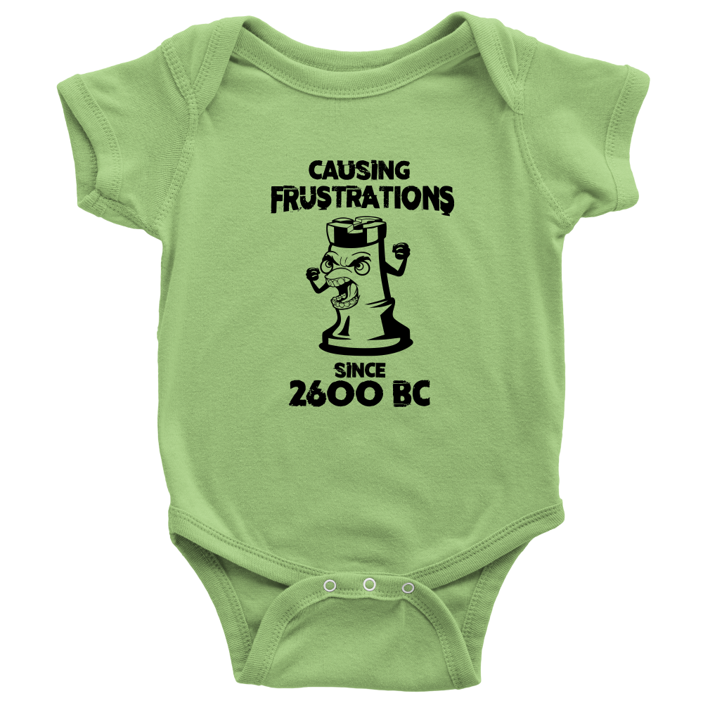 Chess Causing Frustrations since 2600 BC - Baby Onesie
