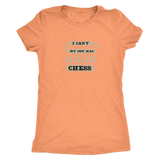 I can't, my son has chess - Triblend T-Shirt