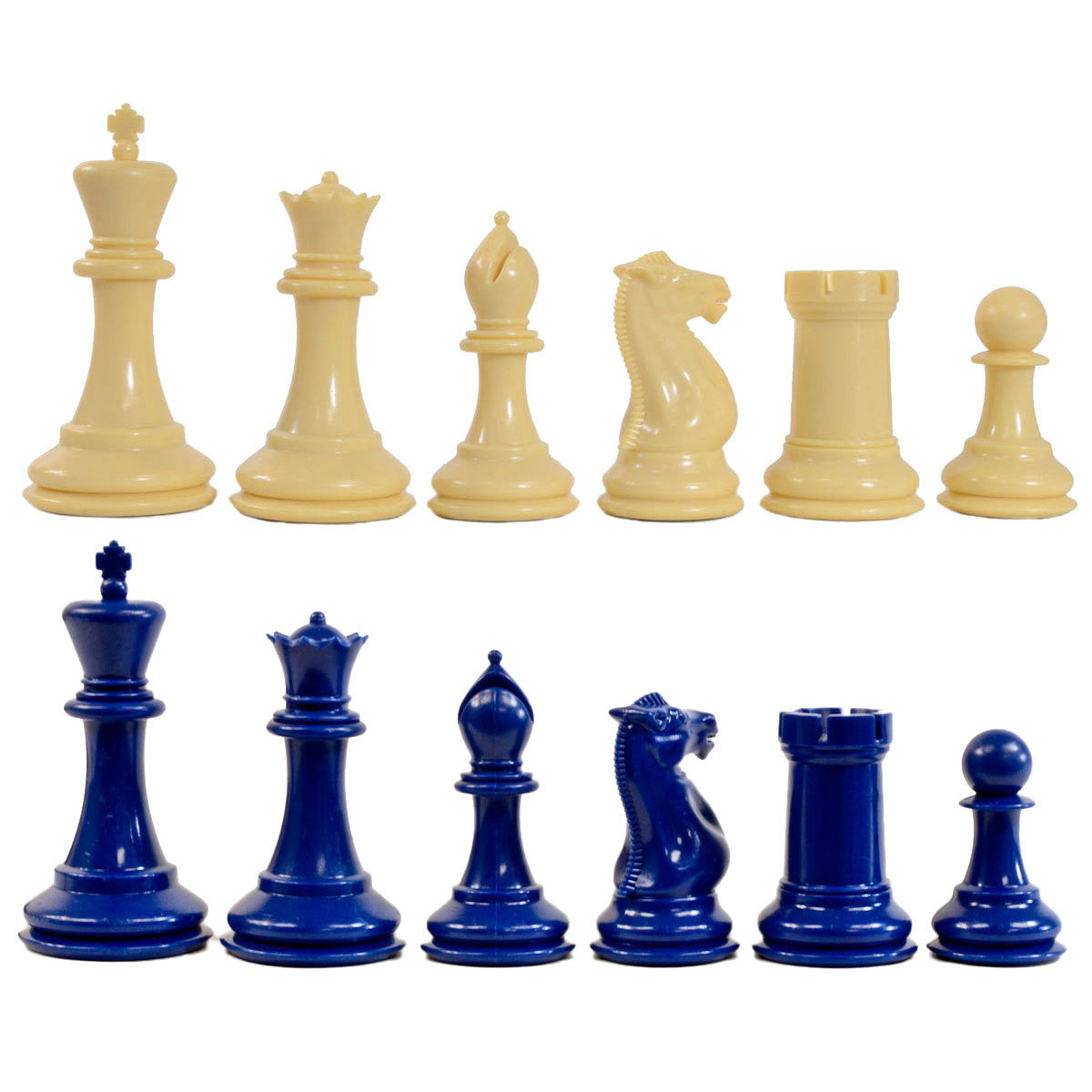 4 Fierce Knight Staunton Chess Set- Chess Pieces Only - Weighted Bud 4 Fierce Knight Staunton Chess Set- Chess Pieces Only - Weighted Bud