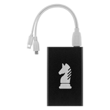 Chess Knight laser etched Lithium-Ion power bank