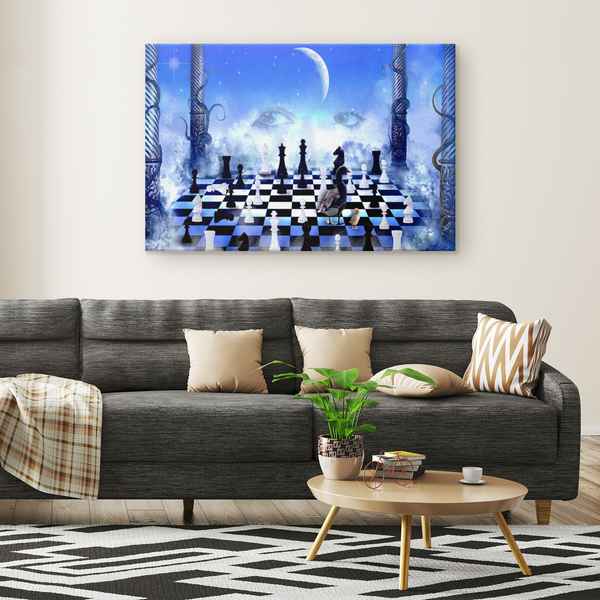 Canvas/ Wall Art The Next Move Chess - Awesome Wall Art - Paintings &  Prints, Fantasy & Mythology, Dreamscapes - ArtPal