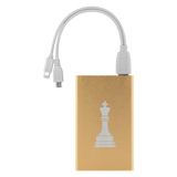 Chess King laser etched Lithium-Ion power bank