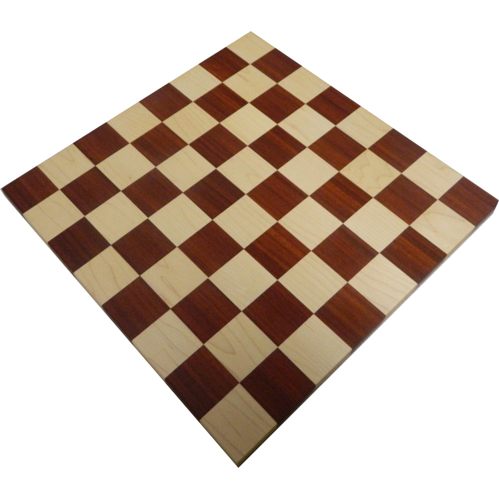 Chess Board – Molded Mahogany – 2.375” Squares – The Chess Store