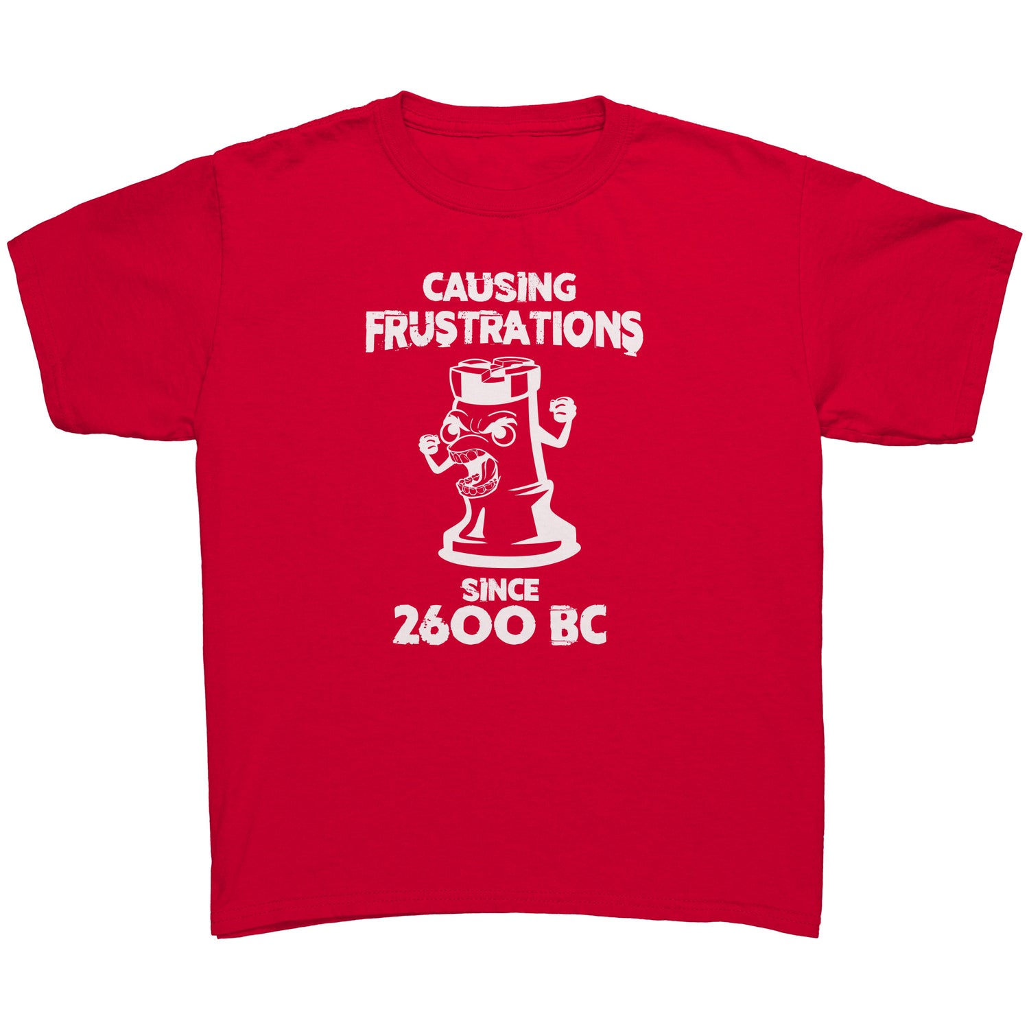 Causing Frustrations since 2600 BC - Youth chess T-Shirt Success Active Submit