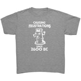 Causing Frustrations since 2600 BC - Youth chess T-Shirt Success Active Submit