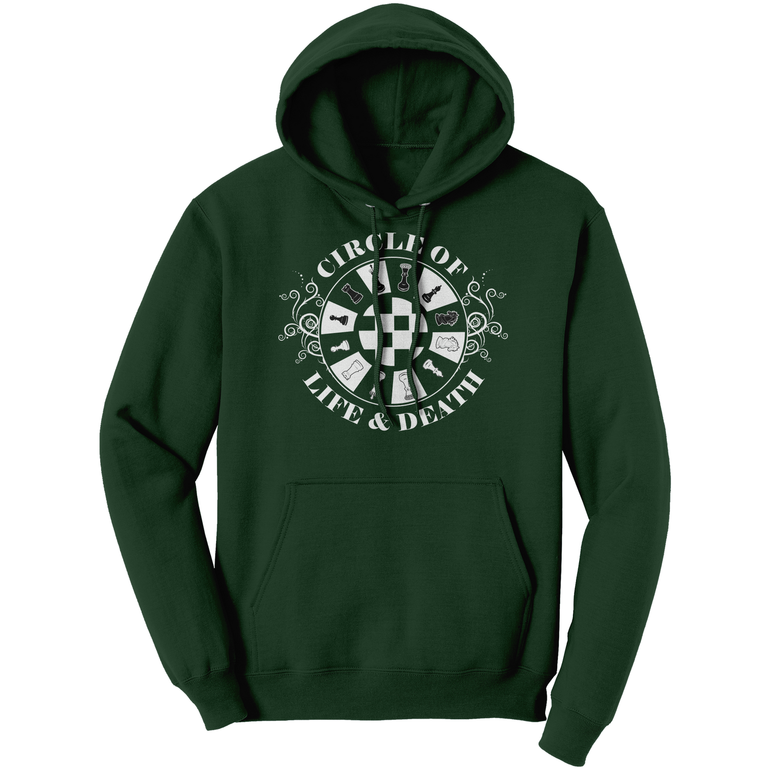 Chess_-_Circle_of_life_and_death__-_Unis_Dark_Green_Front_Mockup.png