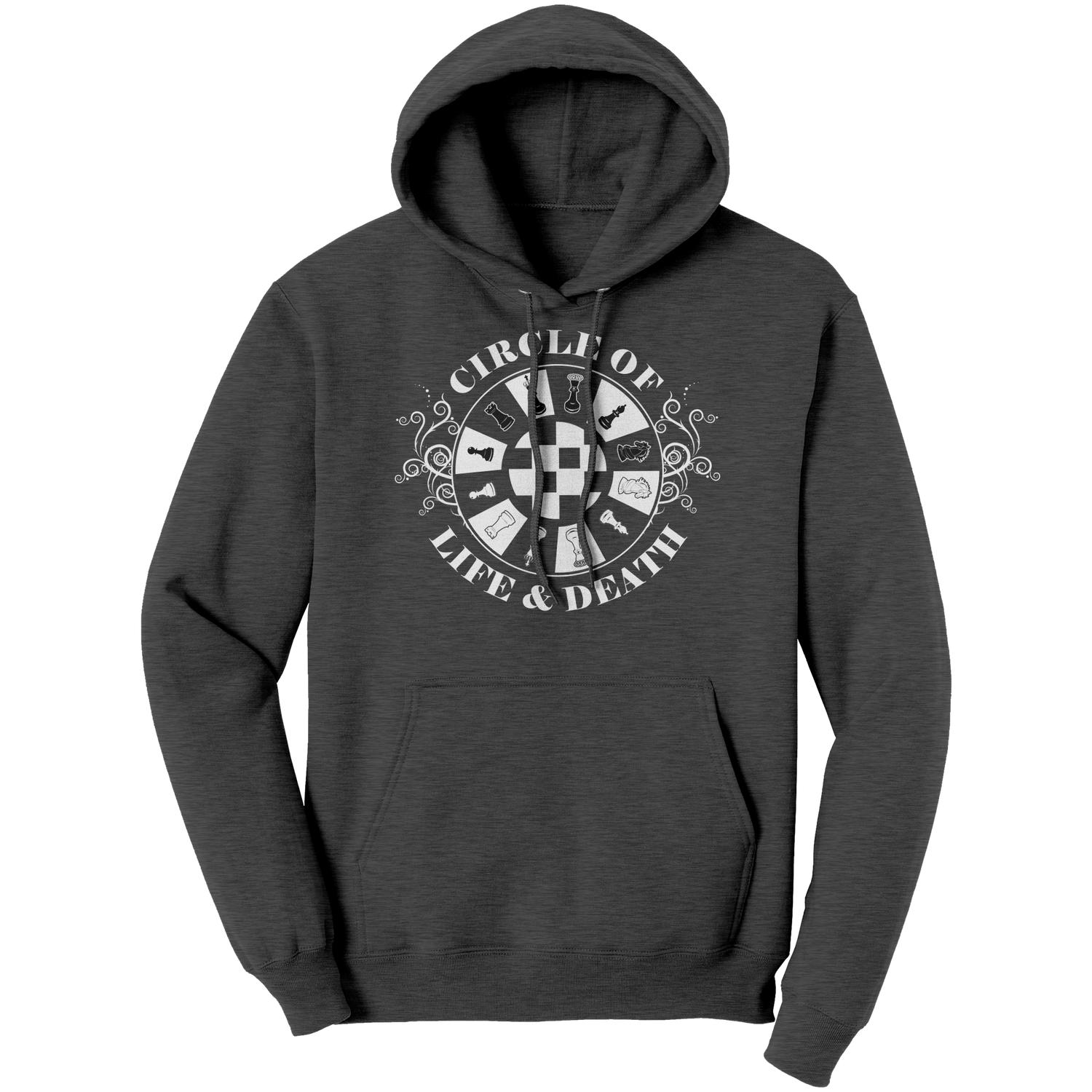 Chess_-_Circle_of_life_and_death__-_Unis_Dark_Heather_Front_Mockup.png