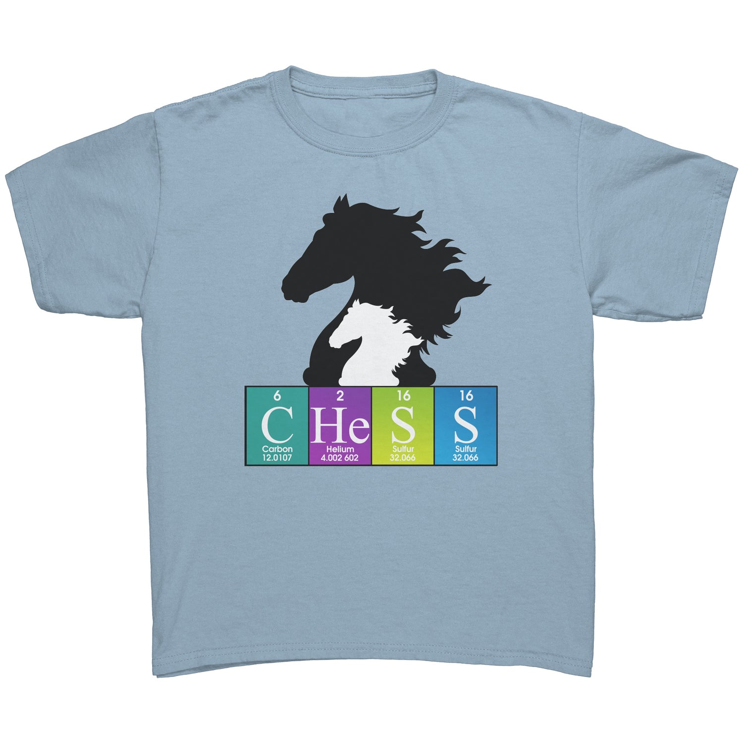Chess Chemistry Periodic Table Youth T-Shirt