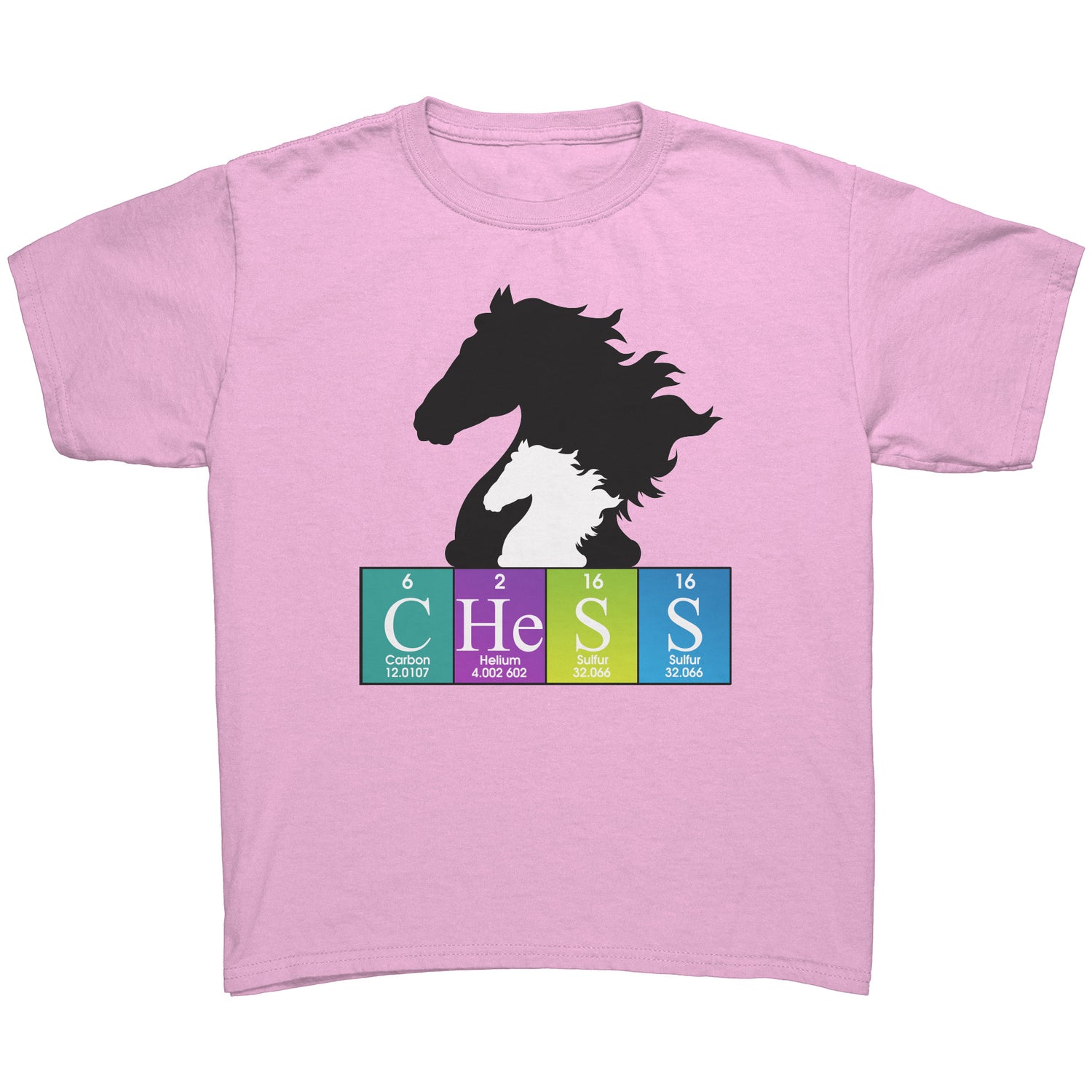 Chess Chemistry Periodic Table Youth T-Shirt
