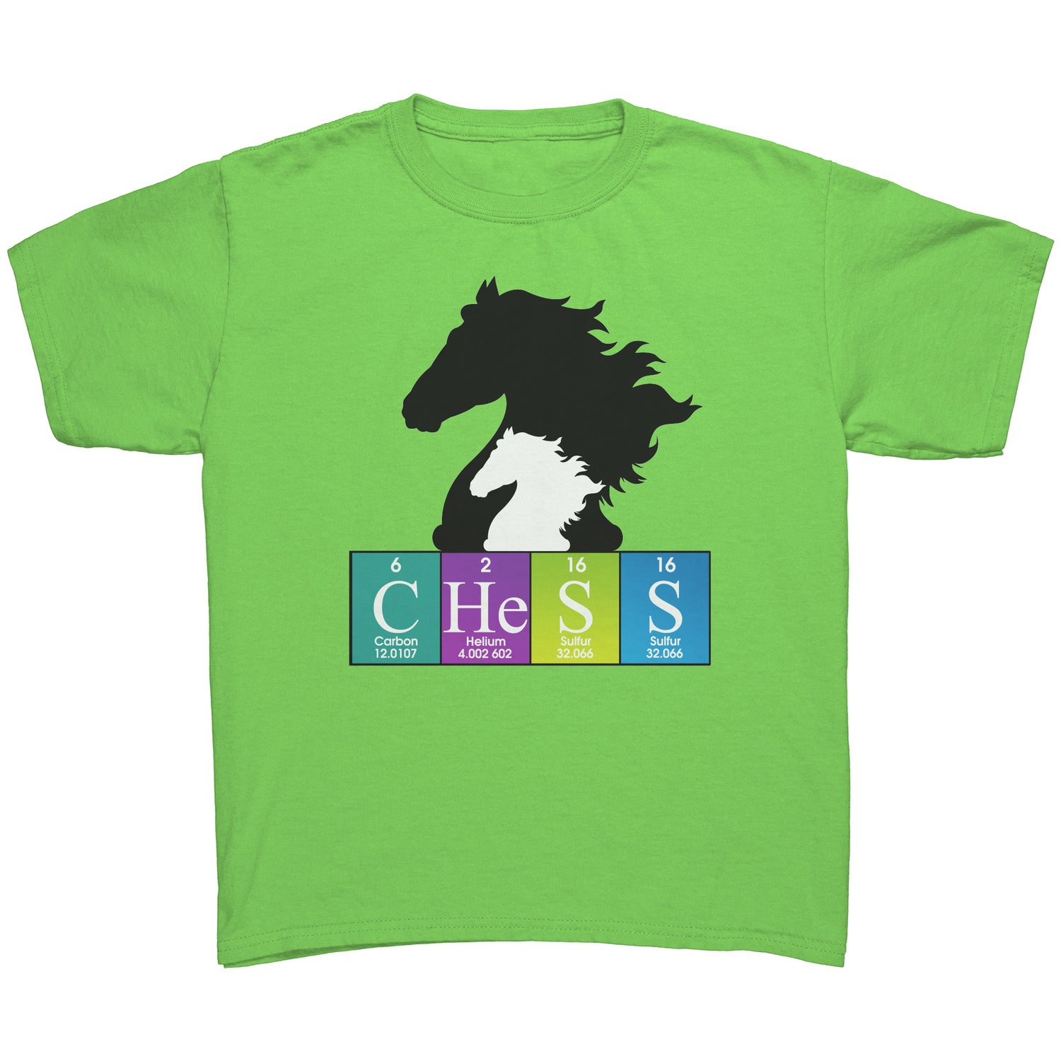 Chess Chemistry Periodic Table Youth T-Shirt