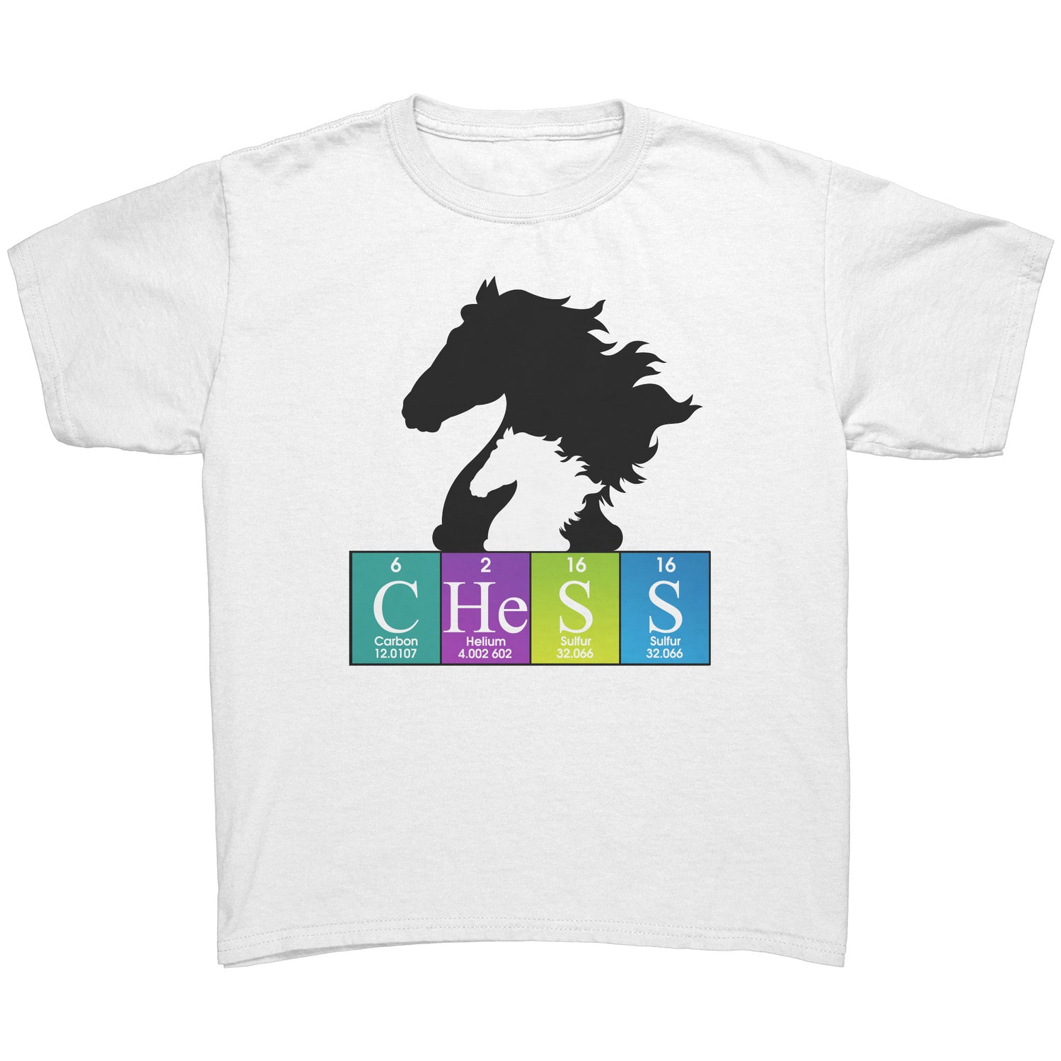Chess Chemistry Periodic Table Youth T-Shirt