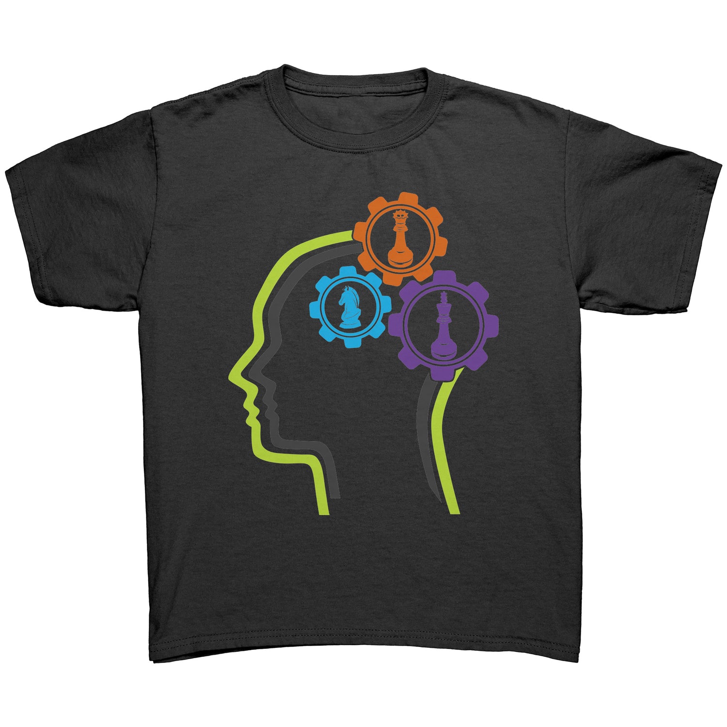 Chess in the mind - Chess Gears - Youth T-Shirt