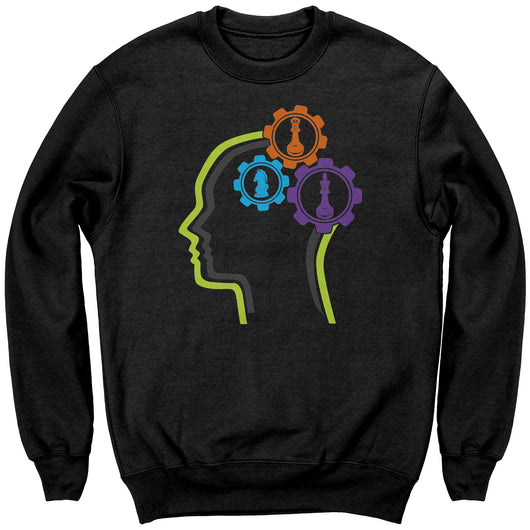 Chess in the mind - Chess Gears - Youth Creneck Sweatshirt