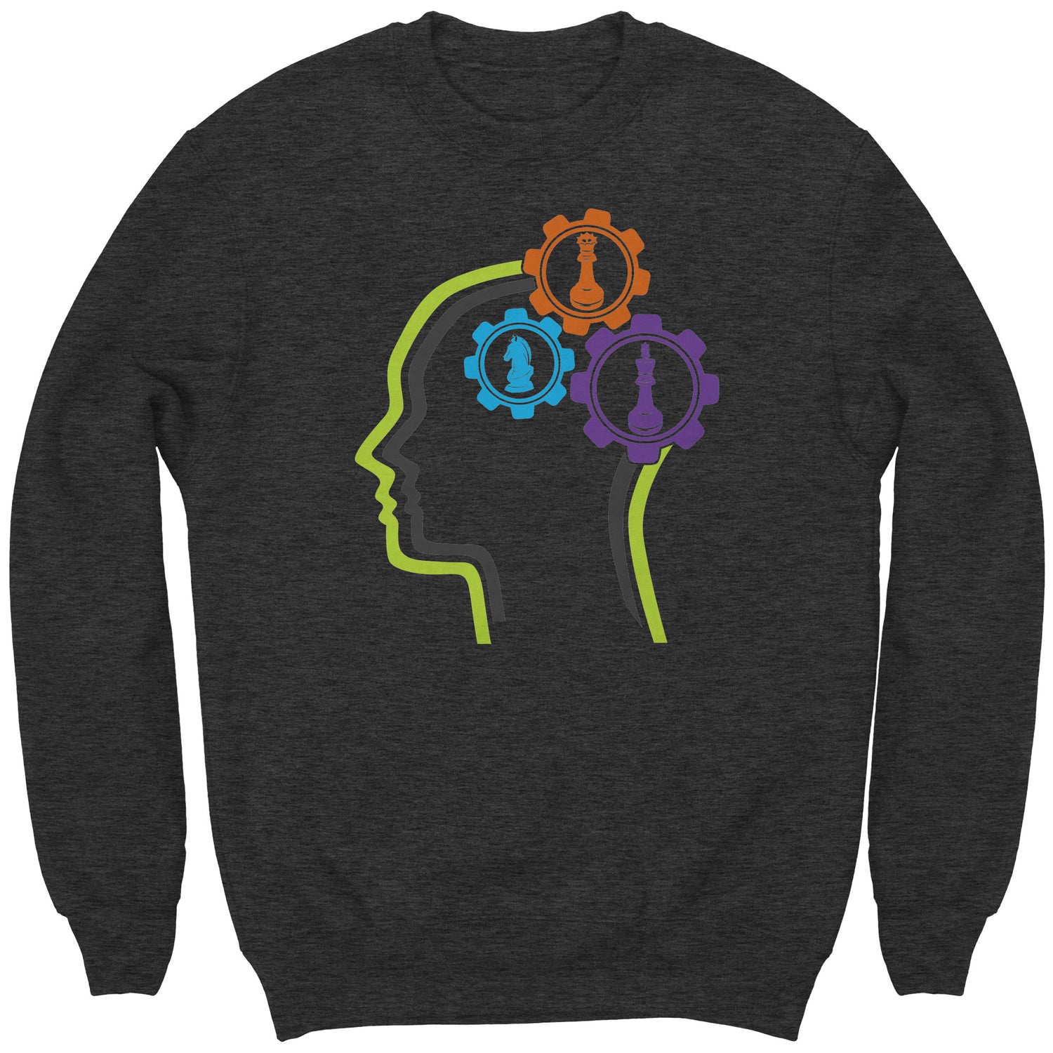 Chess in the mind - Chess Gears - Youth Creneck Sweatshirt