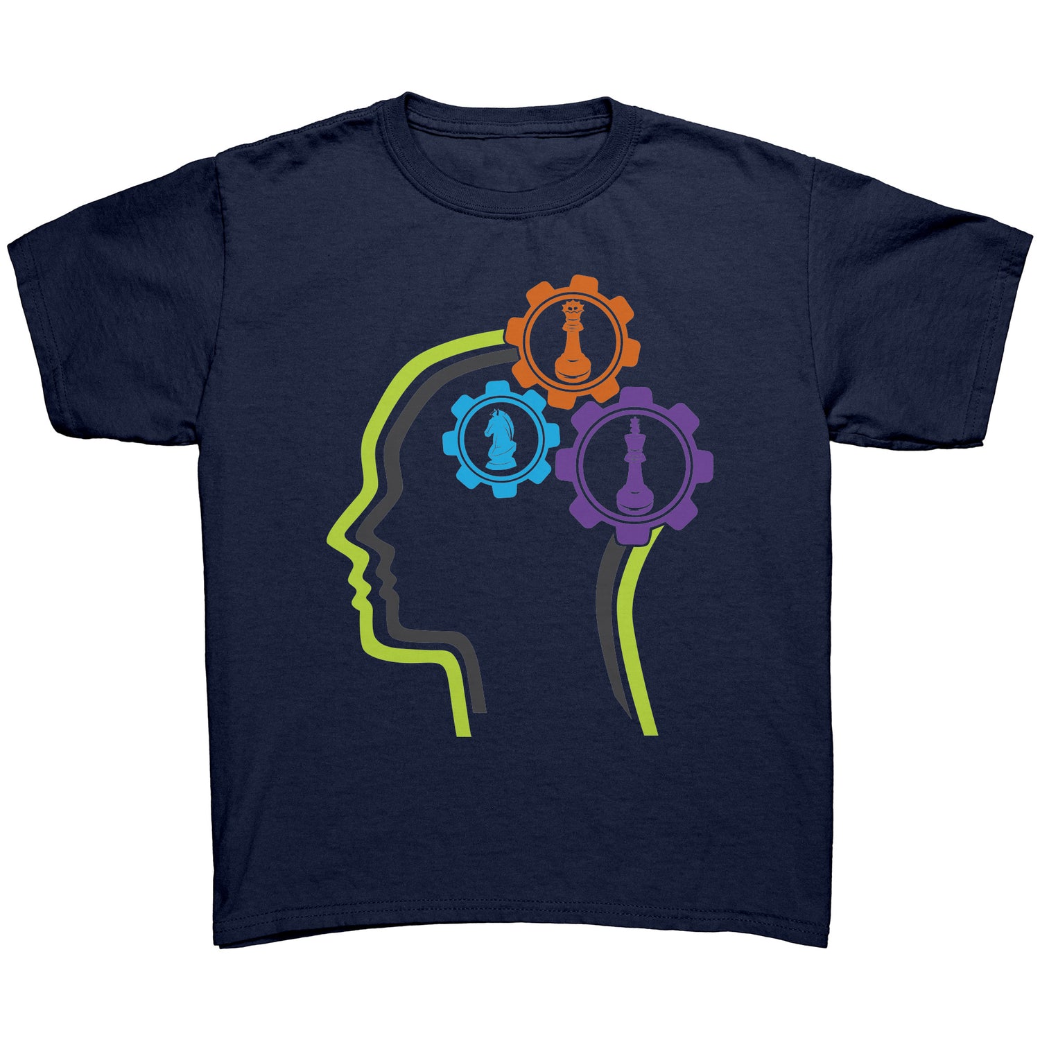 Chess in the mind - Chess Gears - Youth T-Shirt