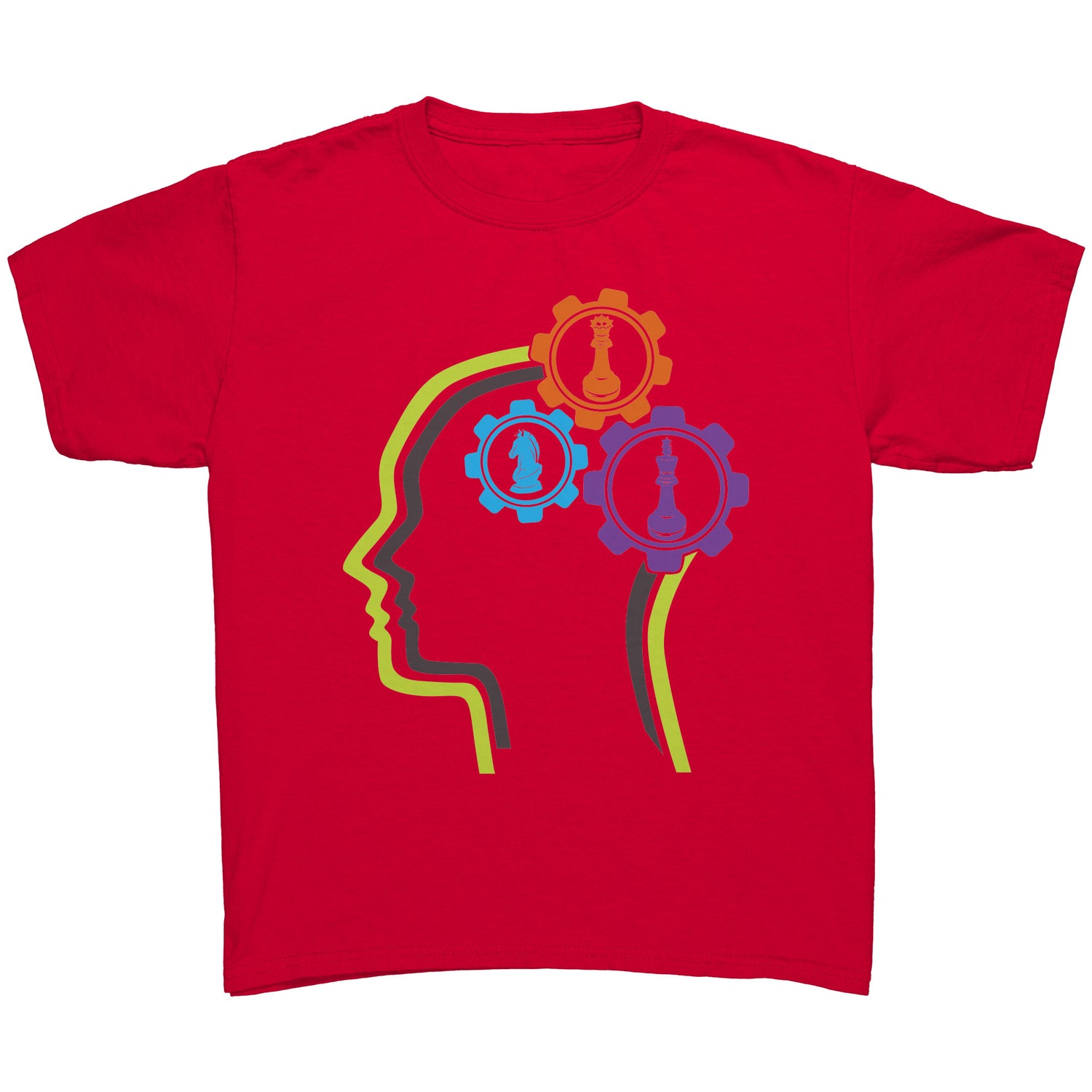Chess in the mind - Chess Gears - Youth T-Shirt