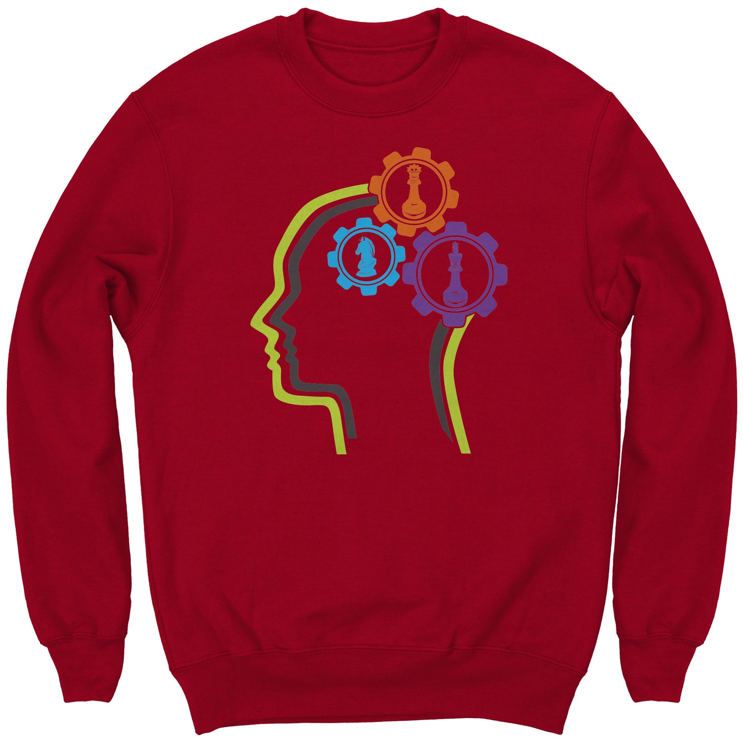 Chess in the mind - Chess Gears - Youth Creneck Sweatshirt