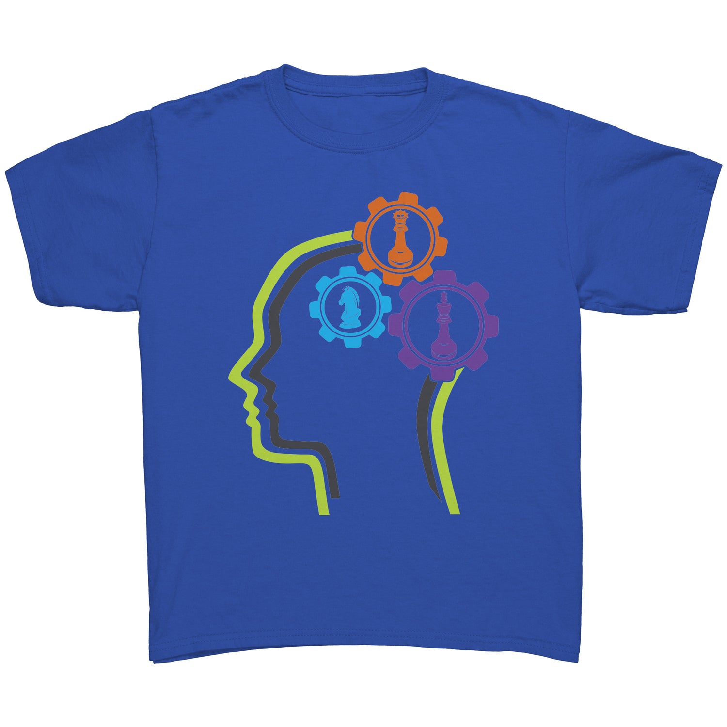 Chess in the mind - Chess Gears - Youth T-Shirt
