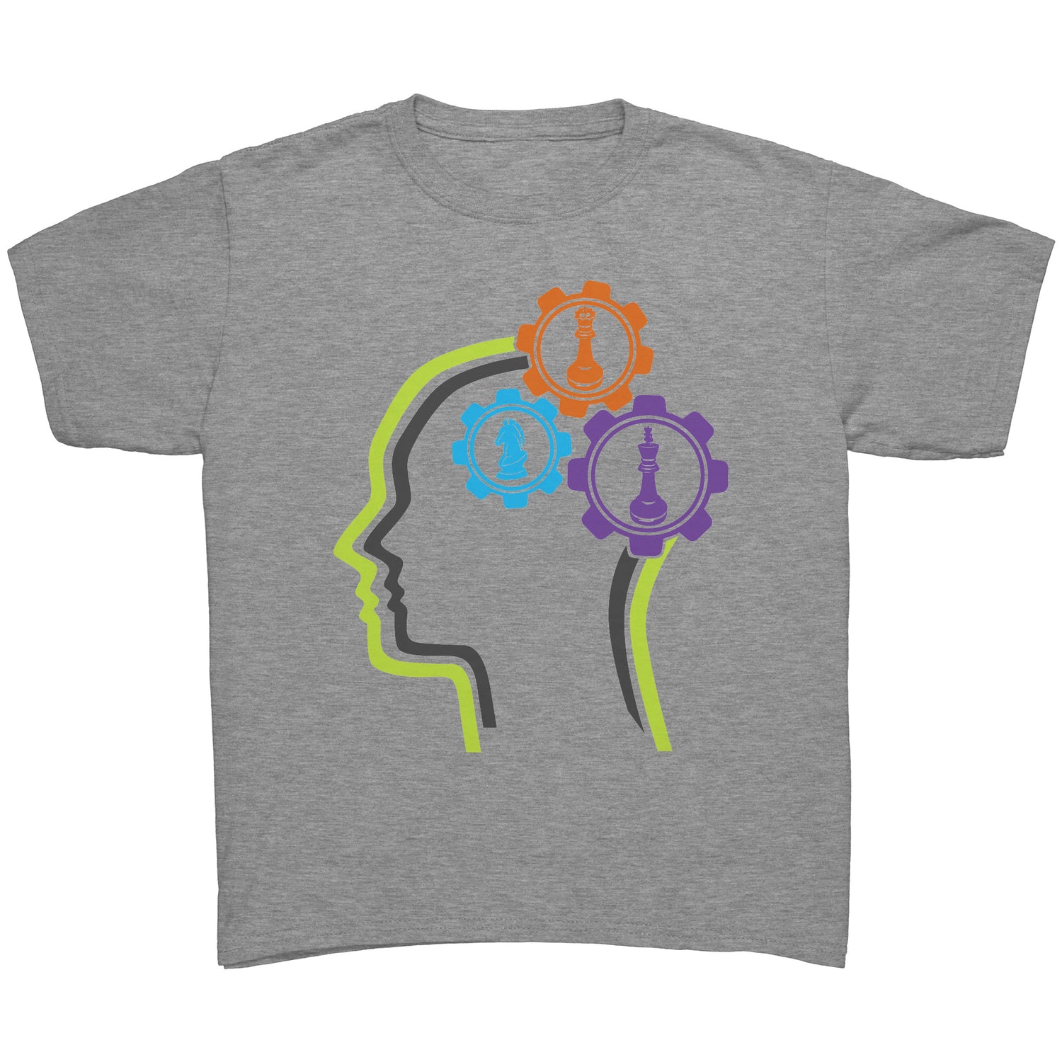 Chess in the mind - Chess Gears - Youth T-Shirt