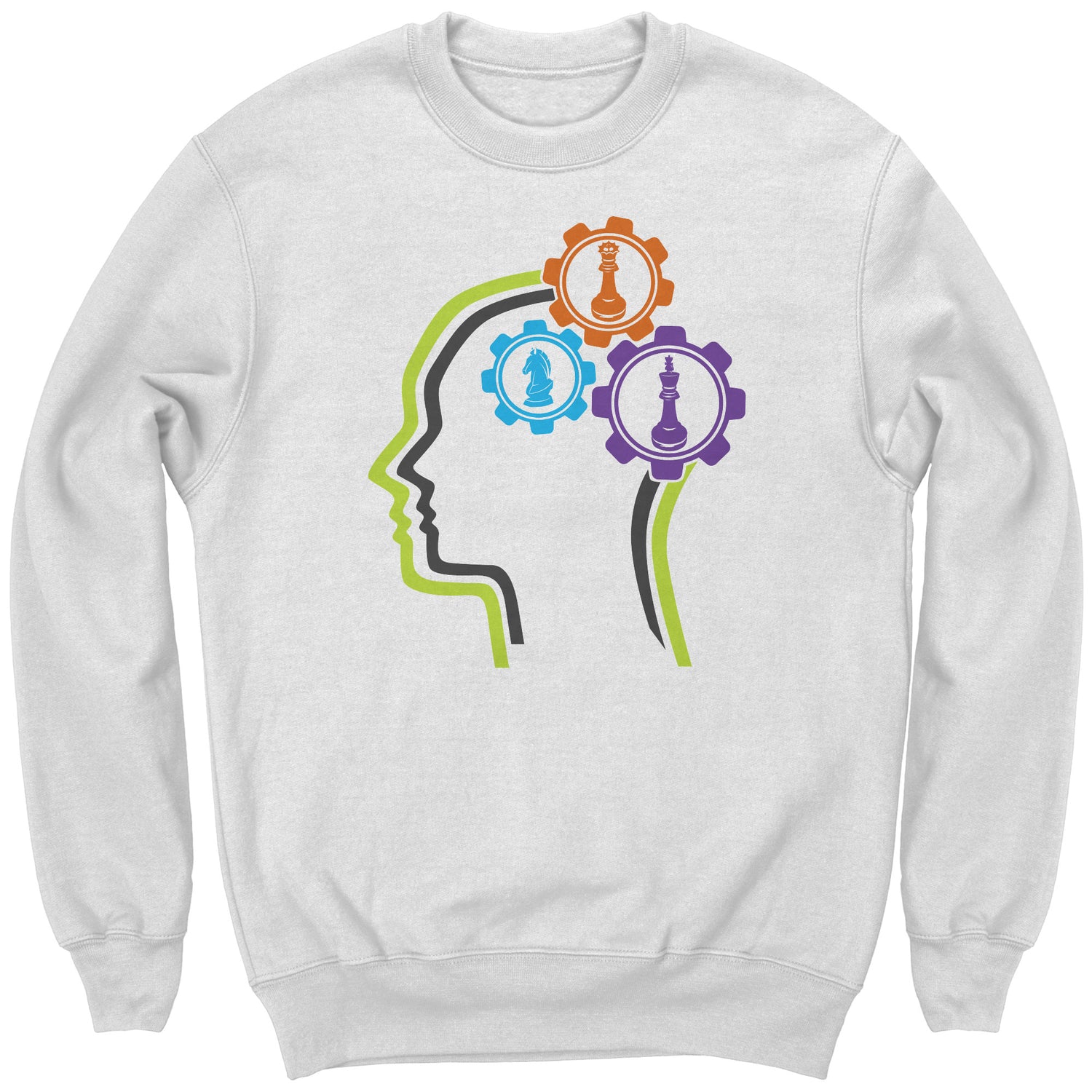 Chess in the mind - Chess Gears - Youth Creneck Sweatshirt