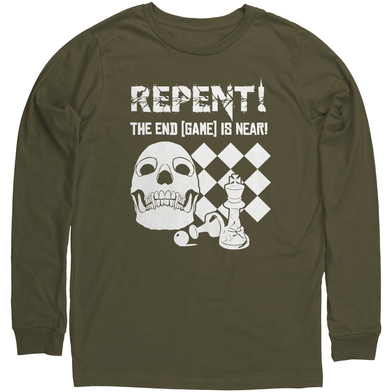 Repent! The end game is near - Unisex long sleeve T-shirt