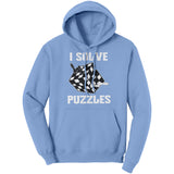 Solve Puzzles - Rubick's Cube and Chess - Unisex Hoodie