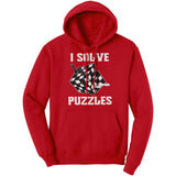 Solve Puzzles - Rubick's Cube and Chess - Unisex Hoodie