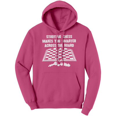Studying chess makes you smarter across the board - Unisex Hoodie