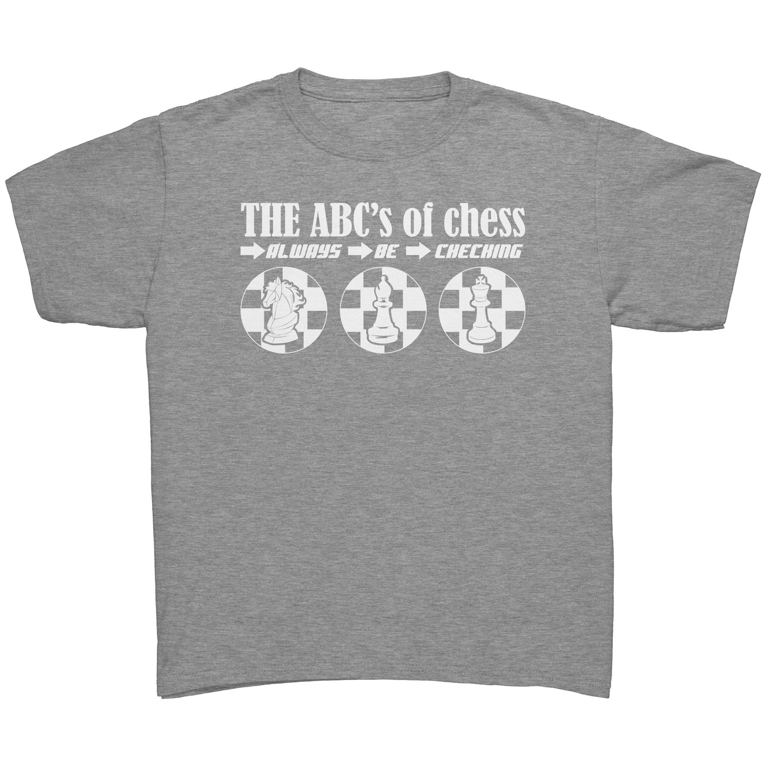 The ABC's of Chess - Always Be Checking - Youth T-Shirt