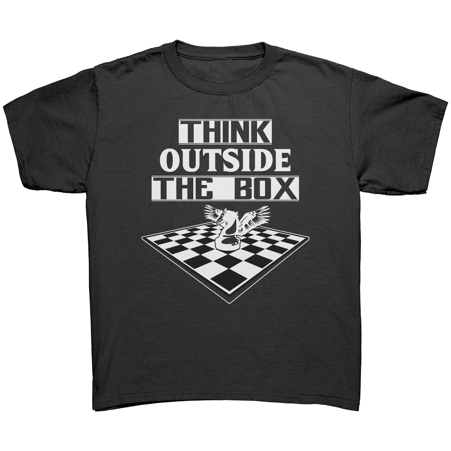 Think outside the box - Youth Chess T-shirt