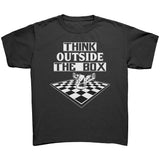 Think outside the box - Youth Chess T-shirt
