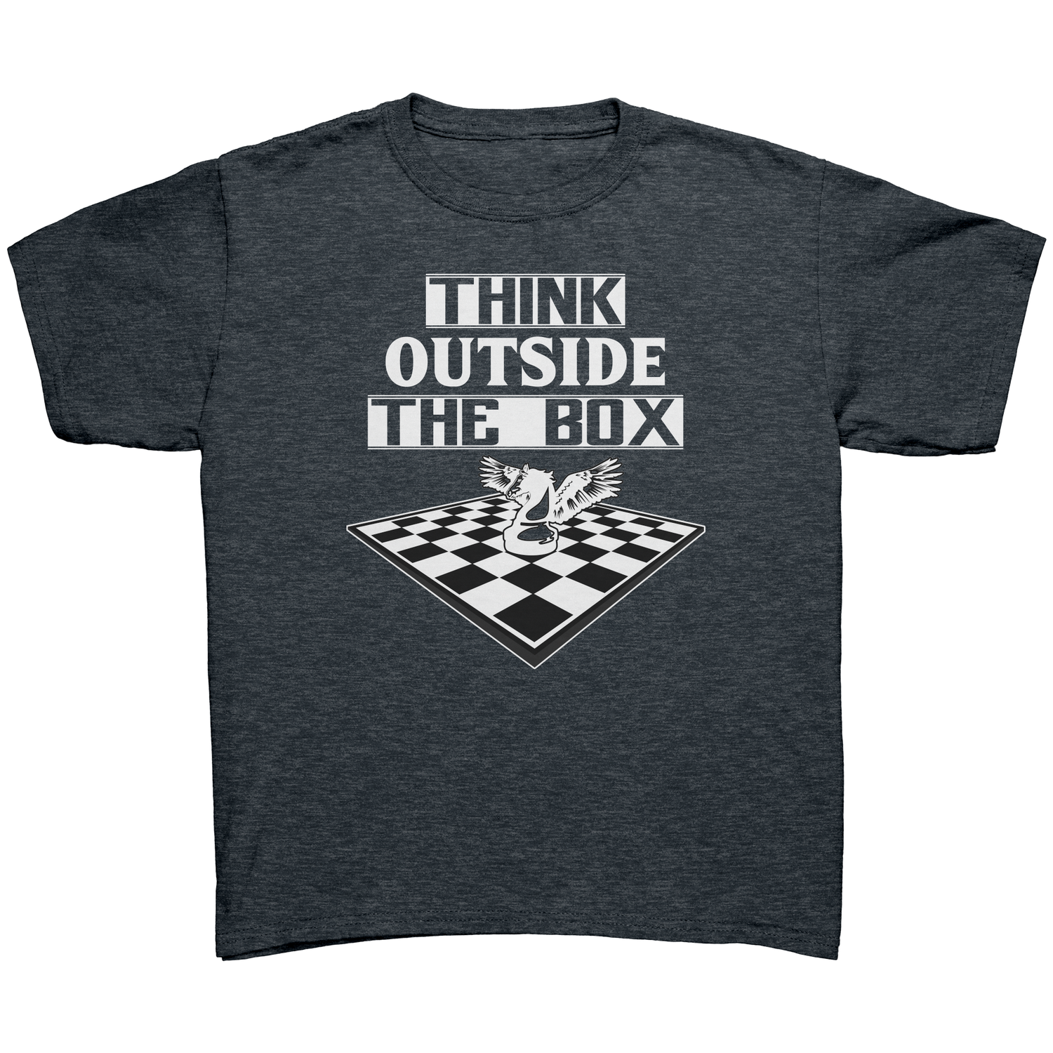 Think_outside_the_box_-_Youth_Chess_T-sh_Dark_Heather_Mockup.png