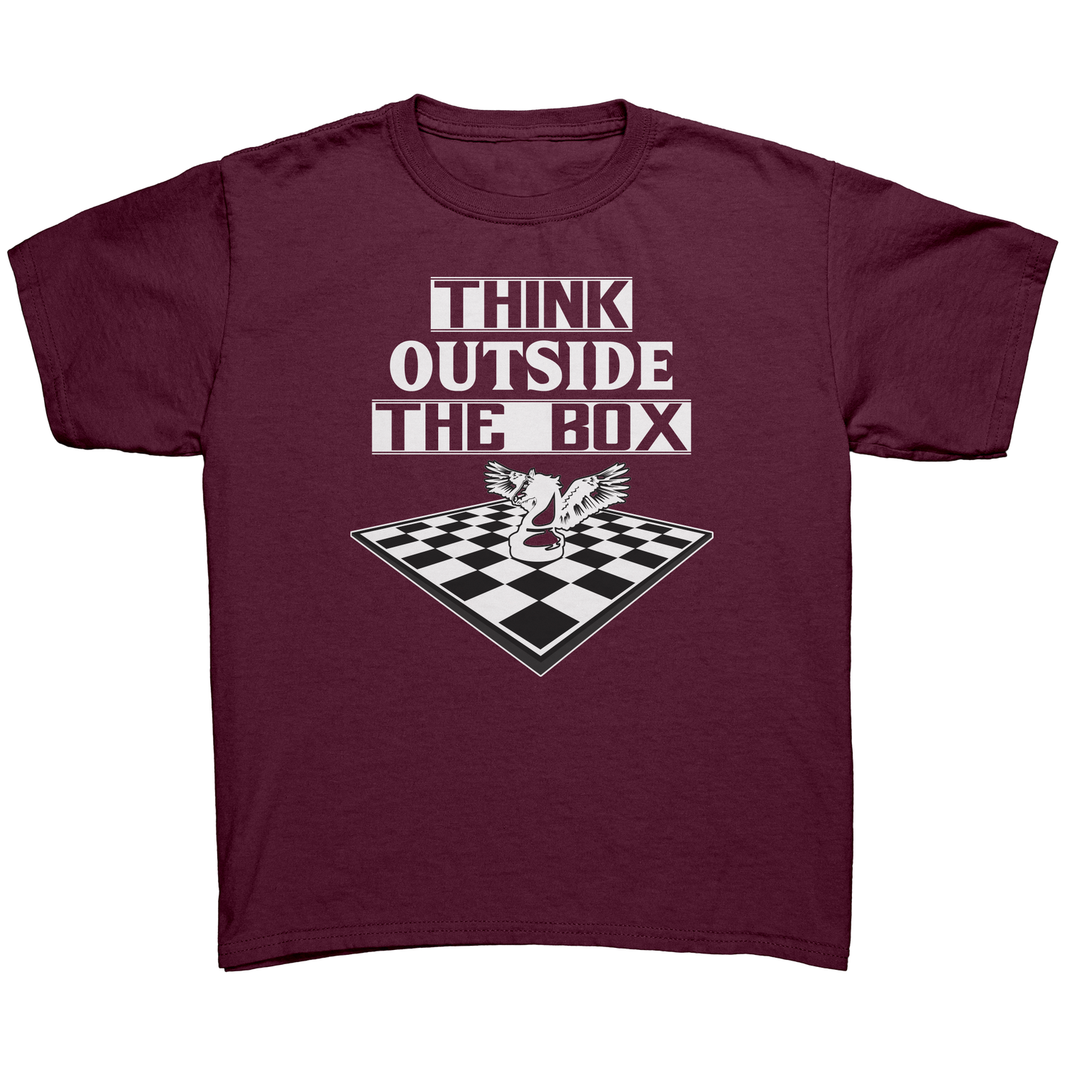 Think_outside_the_box_-_Youth_Chess_T-sh_Maroon_Mockup.png