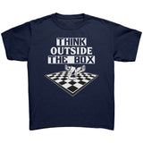 Think outside the box - Youth Chess T-shirt